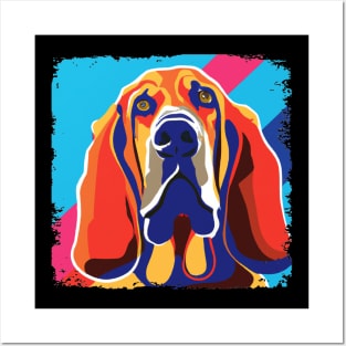 Bloodhound Pop Art - Dog Lover Gifts Posters and Art